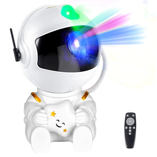 Yebicola Updated Astronaut Star Projector, Nebula Galaxy Projector Night Light, Remote Control and 360°Rotation Magnetic Head Nebula Lamp for Bedroom/Kids Room/Ceiling/Room Decoration (Modern)