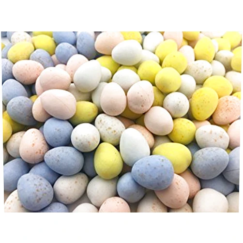 Tundras Mini Eggs Milk Chocolate Candy 5 Pounds Bulk, All Kosher Dairy Eggs With A Crisp Sugar Shell 5 lbs Bulk Egg Special Buy