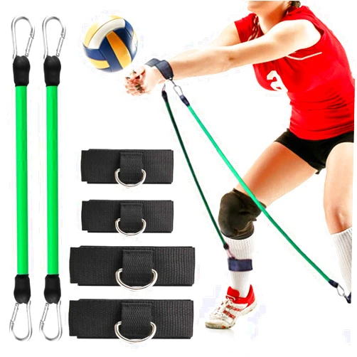 TOBWOLF Volleyball Training Pass Rite Aid Resistance Band, Elastic Pull Rope Exercise Resistance Bands, Volleyball Jump Bounce Drills Rope Agility Training Prevent Excessive Upward Arm Movement
