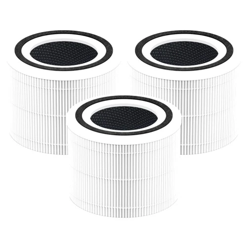 PETOX Core 300 Replacement Filter for LEVOIT Core 300 and Core 300S Air Purifier, 3-in-1 H13 True HEPA, High-Efficiency Activated Carbon, Compared to Part # Core 300-RF (White), 3 Pack