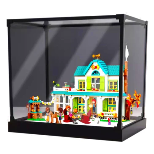 SIERKES Acrylic Display Case for Lego 41730 Ultram's Unique Houses Series Building Kit Dustproof Display Box Transparent Compatible with Lego 41730 Showcase (Not Included Lego Model) (Model B 3MM)