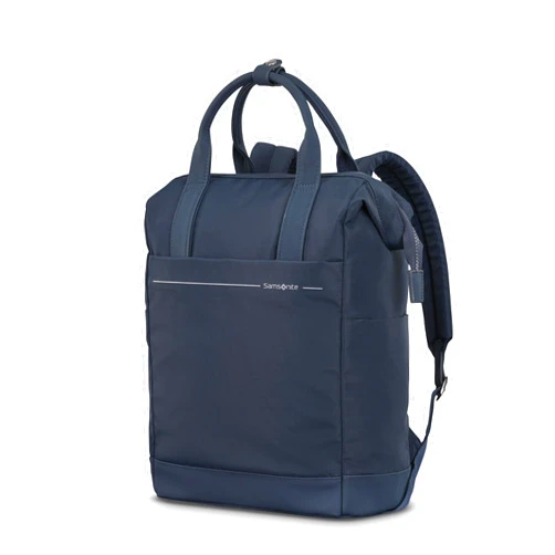 Samsonite Better Than Basics Convertible Backpack - Dual Carrying Options - Doctor-Bag Style Opening With Concealed Front Zipper - StackIt™ Strap Designed For Luggage Trolley Handle - MIDNIGHT BLUE