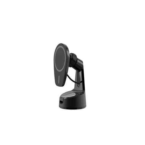 Scosche MPQ6WD-SP Magnetic Phone Holder for Car Dashboard/Windshield, 20W Wireless Fast Car Charger Phone Stand, Hands Free Cell Phone Mount Compatible with iPhone 15/14/13/12 Series and MagSafe Case