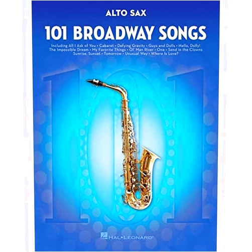 By Various (Author) 101 Broadway Songs for Alto Sax