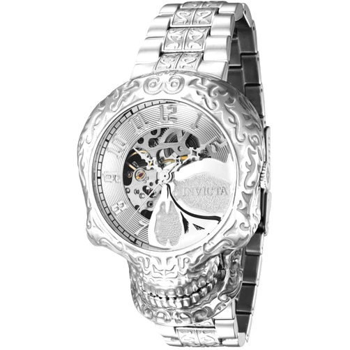 Invicta Men's Artist 50.5mm Stainless Steel Automatic Watch, Silver (Model: 42303)