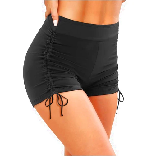 Yonique Women Swim Shorts High Waisted Swimsuit Shorts Tummy Control Bathing Suit Bottom Plus Size Boyshorts