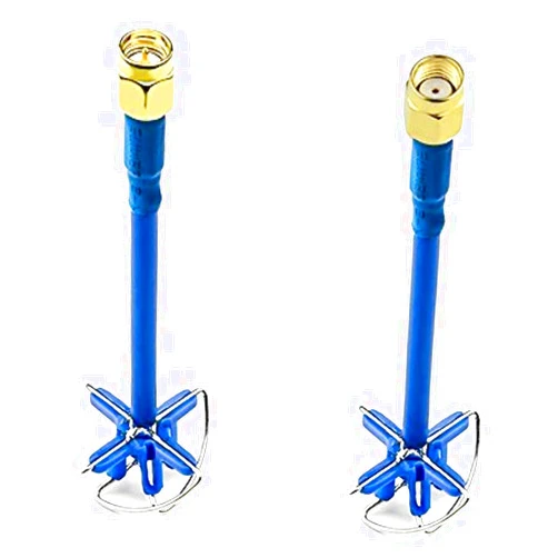 AKK LB2 5.8GHz 5DBi RHCP 1pc SMA 1pc RP-SMA Male High Gain Four Leaf Clover Antenna TX/RX for FPV Multicopter