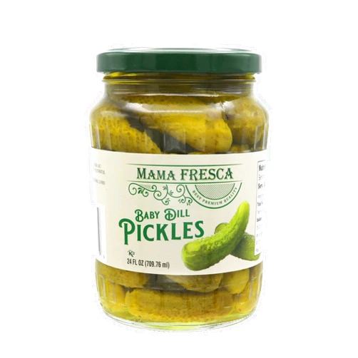 MW Polar Mama Fresca Baby Dill Pickles 24 fl oz Jar (Pack of 6)