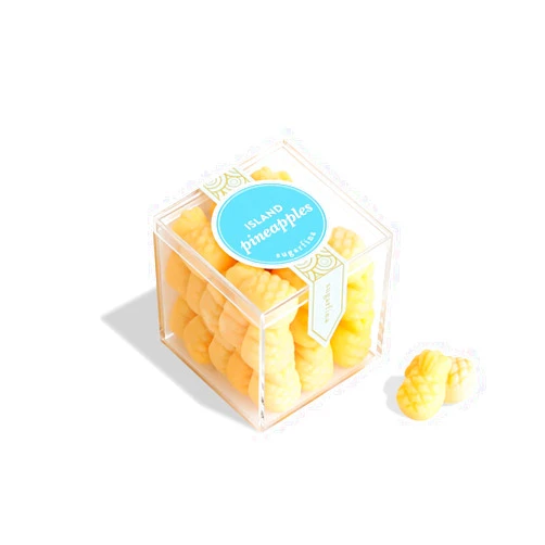 Sugarfina Island Pineapples Small Candy Cube Gummies, 3.1oz, 1 Count