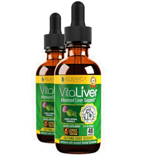 Rejuvica Health VitaLiver - Liver Health Supplement - Support Liver Cleanse & Detox - Liquid Delivery for Absorption - Milk Thistle, Artichoke, Chanca Piedra, Dandelion & More!