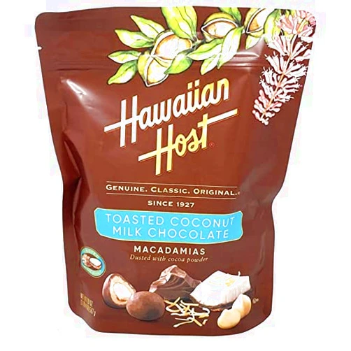 Hawaiian Host Chocolate 8 ounce (226g) (Toasted Coconut Milk Chocolate)