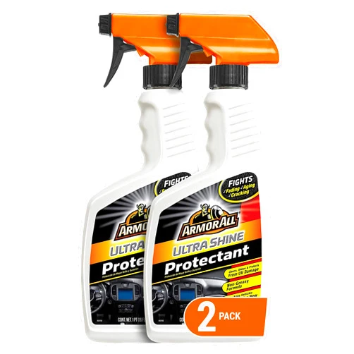 Armor All Car Cleaner and Car Protectant, Spray Bottle Cleaner and Protectant for Cars, Trucks, Motorcycles, 16 Fl Oz Each, 2 Pack