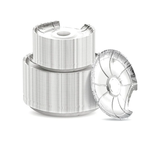 DCS Deals Pack of 50 Disposable Durable Burner Bibs for Electric and Gas Range Stoves - Aluminum Foil Round Burner Cover Liners - Great for Avoiding Cleanup from Oil & Food Dripping - (25 Large & 25 Small)