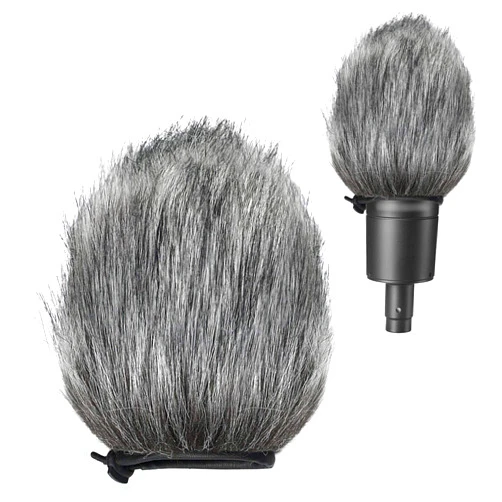 SUNMON Furry Windscreen Muff, Mic Pop Filter/Foam Wind Cover fits for AT2020, AT2020USB, AT2020USB+ mic AT2035, AT4040, AT2050 Microphone