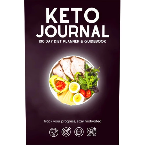 Marc Jenkins Keto Diet Journal: Motivational Keto Low-Carb Planner | Monthly and Daily Weight-Loss Program | Measurements & Food List | Log Book