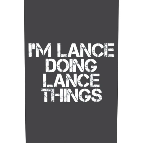HAO NGUYEN VAN I M Lance Doing Lance Things Funny Christmas Gift Idea: HEARTS JOURNAL: 6
