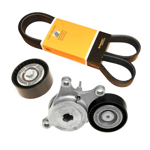 LAIPZ Drive Belt kit Laipz for MERCEDES CLA250 GLA250 CLA45 A220 (Belt + Tensioner + Idler Pulley)