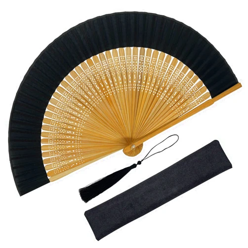 Dmjuncong 8.3”(21cm) Hand Fans for Women Foldable,Chinese Japanese Vintage Bamboo Silk Fan,Small Folding Hand Fan,for Music Festival,Dancing Party,Performance,Wedding Church Decoration,Natural bamboo bones.