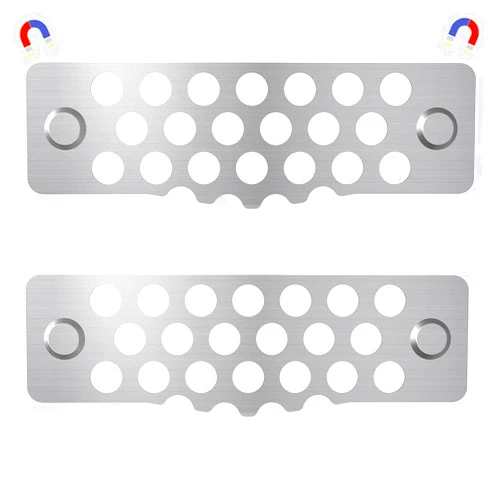 Aoanoko Rear Grease Gate for Blackstone Griddle,Blocks Food from Falling into Rear Grease Trap & Compatible with All Blackstone Griddle Accessories (2Pack)