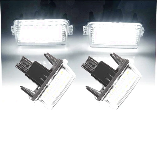 Beneges 2 Pcs Error Free Xenon White LED License Plate Light Compatible with 2012-2016 Toyota Camry Corolla Yaris Vitz Prius Verso Ractis Fielder Avensis Rear License Tag Lights Lamp 81270-0D120