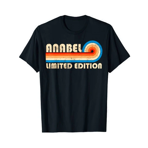 First Name Cool Given Name Gift Ideas ANABEL First Name Funny Retro Vintage Birthday T-Shirt