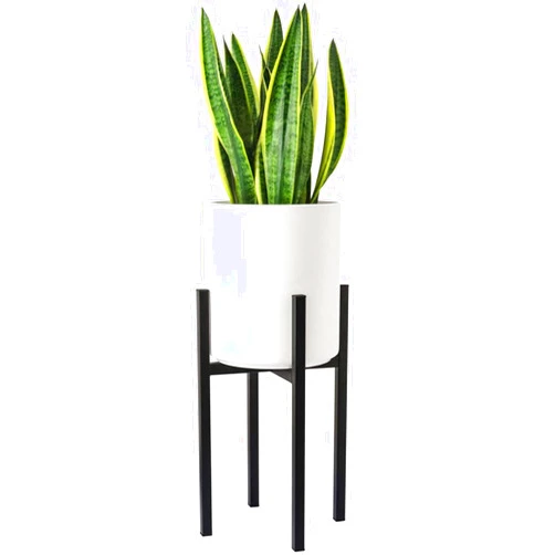 DUDUXI Adjustable Metal Plant Stand Indoor Outdoor - Fits 9.5 to 14 Inches Pots Floor Flower Pot Holder Home Decor for Gardening Gifts