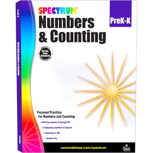 By Carson-Dellosa Publishing LLC (Author) Numbers & Counting, Grades Pk - K: Volume 111