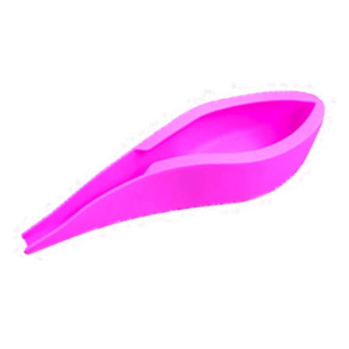 Rengu Womens Pee Funnel, Portable Urinal, Easy to Use Silicone, Reusable for Outdoor Use (Pink)