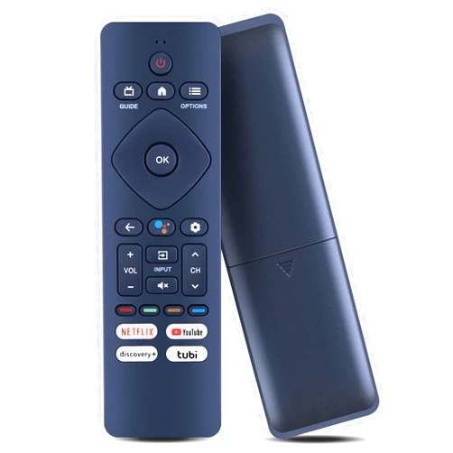 PZL New URMT26CND002 Replacement Remote Control for Philips Google TV 55PUL7552/F7 643PUL7652/F7 RF439A-V06 (No Voice Function)