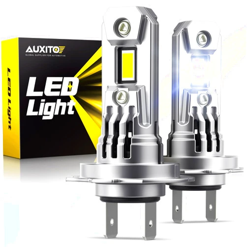 AUXITO H7 LED Fog Light Bulbs, H7LL LED Bulbs, 30000LM Ultra Brightness, 1:1 Halogen Size, Canbus Ready, Plug and Play Fog Light Bulbs for ATVS, Pack of 2