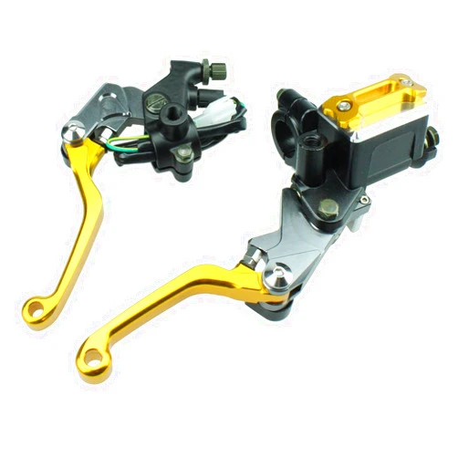NICEDOLL CNC Master Cylinder Hydraulic Brake Cable Clutch Dirt Bike Pivot Levers Replacement Part 50cc-550cc Motorcycle/Motocross/Enduro/Off-Road w. 7/8