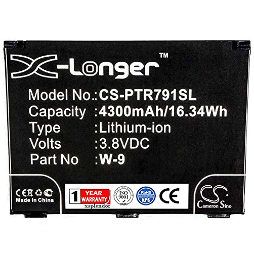 XSPLENDOR XPS Replacement Battery Compatible with NETGEAR Aircard 791L AirCard 791S AirCard 815S VERIZON Jetpack AC791L PN 308-10013-01, W-9