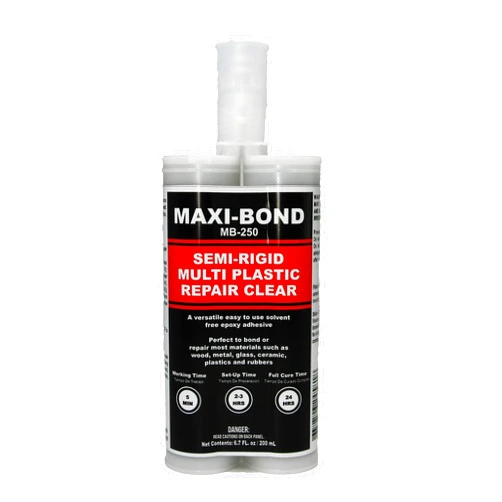 LAUCO Maxi-Bond Semi-Rigid Multi-Plastic Repair Clear - 200ml (MB-250)