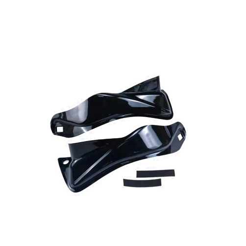 QIUNUOTAN Compatible with V85TT V 85 TT V85 TT 2019 2020 2021 2022 2023- Motorcycle Accessories Handguard Extensions Hand Guard Windshield(Glossy Black)