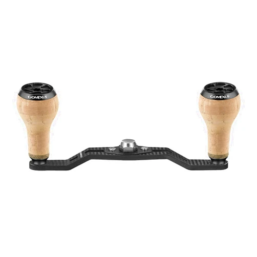 GOMEXUS Carbon Power Handle Compatible for Daiwa Tatula Coastal Lexa Shimano Curado SLX Tranx Abu Garcia Zata Revo Series Baitcasting Reel Handle 105mm
