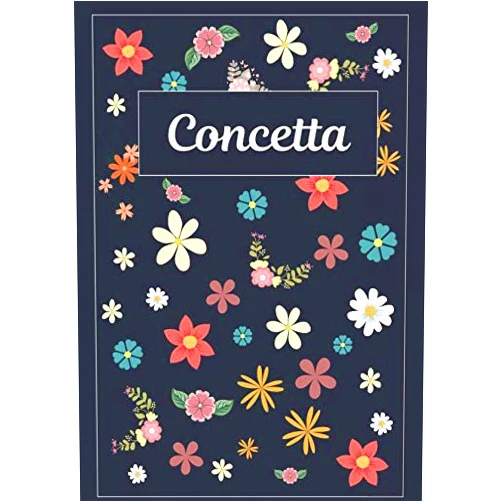 Italian Edition by MyNameBooks (Author) Concetta: Taccuino | Diario | Sketchbook | 120 pagine | A4 | Bianco | Idee regalo (Italian Edition)