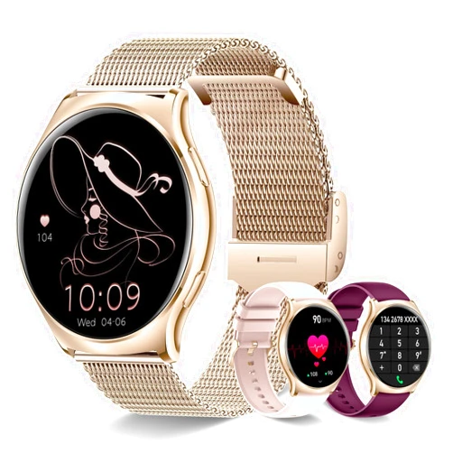 Colesma Womens Smart Watch [Make/Receive Call] 1.43