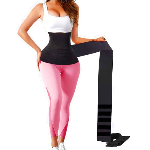 Aniolzd Wrap Waist Trainer for Women Waist Wraps for Stomach Snatch Me Up Bandage Tummy Body Belly Trimmer Wrap Plus Size