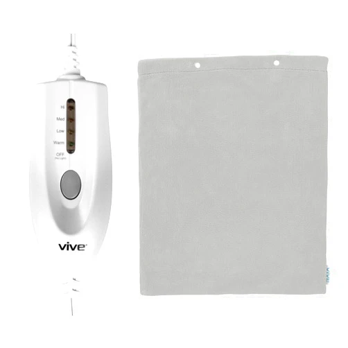 Vive Moist Heating Pad - Electric Heated Warming Hot Wrap for Heat Therapy on Back, Knee, Shoulder, Neck Pain, Period Menstrual Cramps, Cats, Dogs, Pets - Portable, Auto Shut Off (12