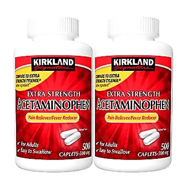 Busuna Kirkland Signature Extra Strength Acetaminophen 500 mg, 1000 Caplets