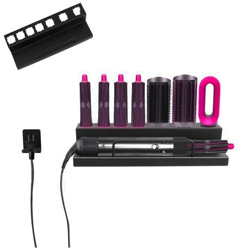 Dreamoon Storage Holder for Dyson Curling Iron Accessories, Bathroom Bedroom Wall Mount Bracket Stand Rack Tool