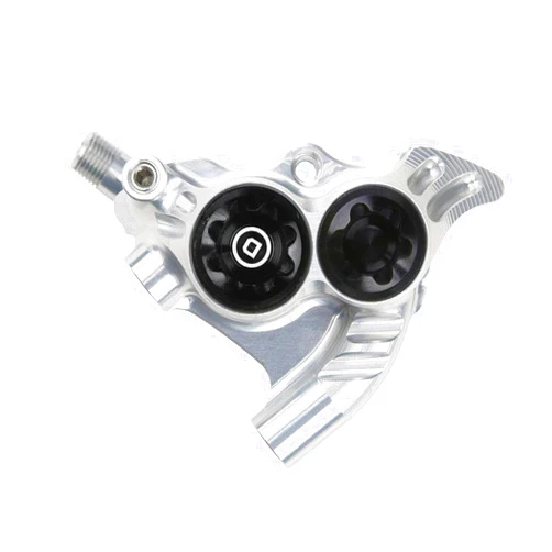 Hope Technology Hope RX4+ Caliper Complete – FM +20 – DOT Road Gravel Brake Calipers (Silver)
