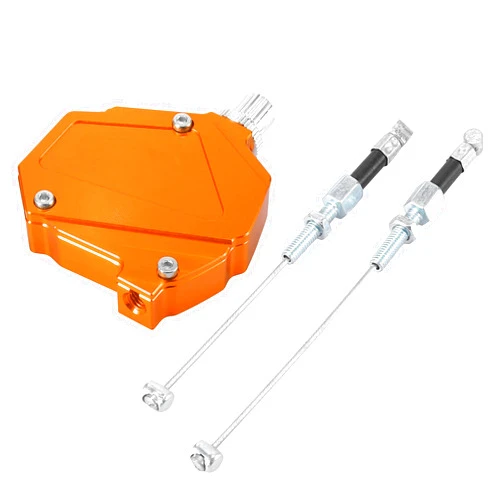 Motoforti Universal Motorcycles Stunt Clutch Easy Pull Cable Line Aluminum Alloy Clutch Economizer System Orange