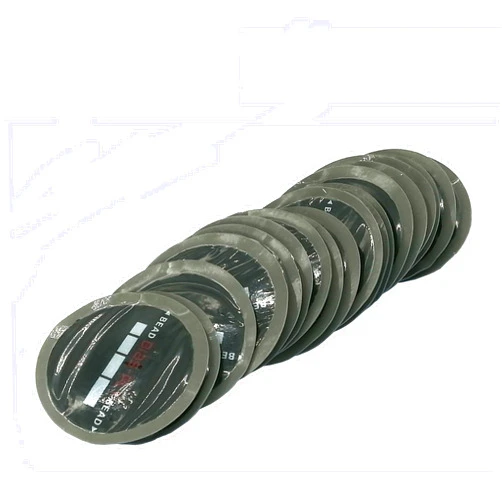 ZERINT TP-B01 Tire Reinforced Heavy Duty Bias Ply Tire Repair Patch Round Tire Patch for Car Truck Bus Tractor Agricultural Vehicles Puncture Repair(2 1/4