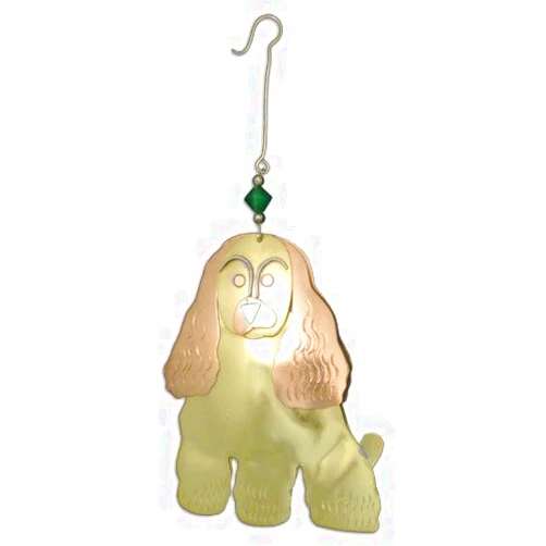 Bulldog Depot BD Holiday Collection- Cocker Spaniel Metal Holiday Ornament