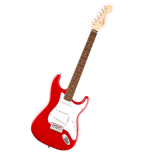 Fender Squier Debut Series Stratocaster Electric Guitar, Beginner Guitar, with 2-Year Warranty, Includes Free Lessons, Dakota Red with Matte Finish