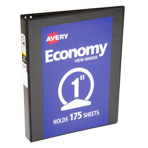 Avery Economy View 3 Ring Binder, 1