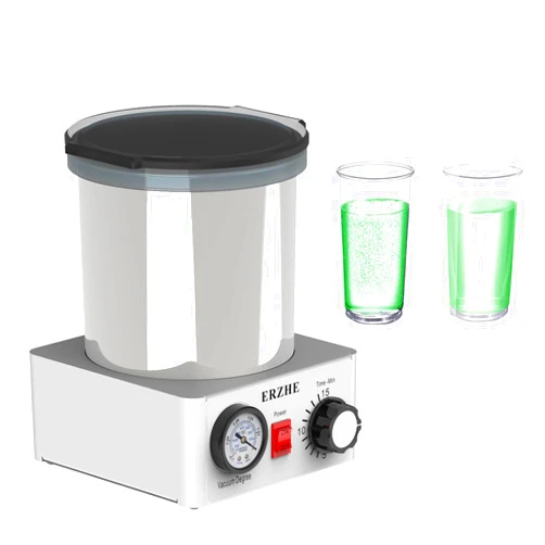 ERZHE Quick Resin Bubbles Remover Epoxy Resin Airless Machine for Arts Crafts Making with Timer