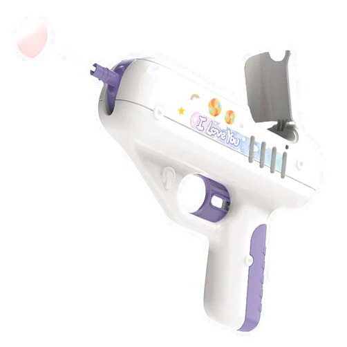 Sallydream Kids Candy Toy Lollipop Storage Gun Children's Candy Toys Novelty Light Toy Surprise Ideas Gifts for Boys and Girls (Purple)