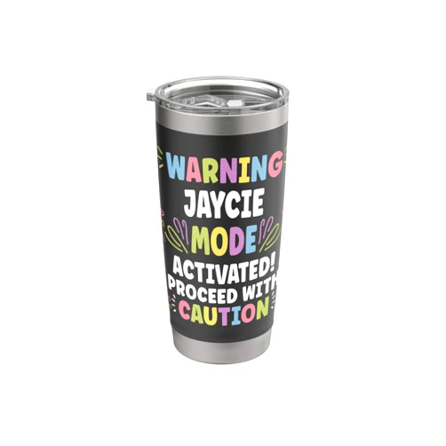 Personal Gift For Women Named JAYCIE JAYCIE Personalized Name Funny Cute Custom JAYCIE Name Stainless Steel Insulated Tumbler